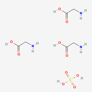 molecular formula C6H17N3O10S B1580517 Glycine sulfate CAS No. 513-29-1