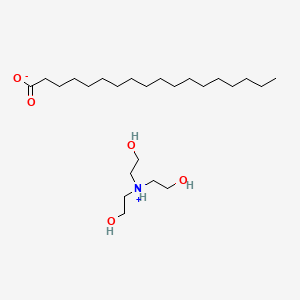 Octadecanoic acid, compd. with 2,2',2''-nitrilotris[ethanol] (1:1)