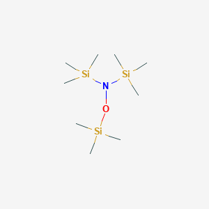 molecular formula C9H27NOSi3 B1580552 N,N,O-Tris(trimethylsilyl)hydroxylamine CAS No. 21023-20-1