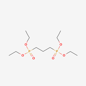 molecular formula C11H26O6P2 B1580553 Phosphonic acid, trimethylenedi-, tetraethyl ester CAS No. 22401-25-8