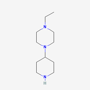 molecular formula C11H23N3 B1580565 1-Ethyl-4-piperidin-4-ylpiperazine CAS No. 202991-77-3