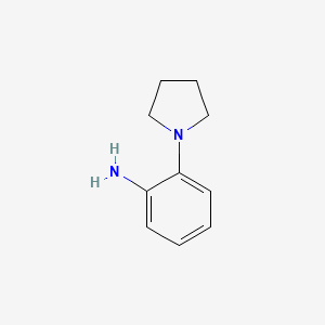 molecular formula C10H14N2 B1580571 2-(Pyrrolidin-1-yl)aniline CAS No. 21627-58-7