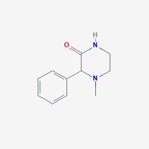 molecular formula C11H14N2O B1580576 4-Methyl-3-phenylpiperazin-2-one CAS No. 5368-20-7
