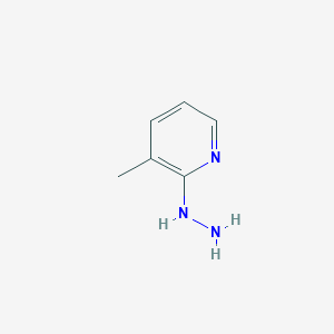 molecular formula C6H9N3 B1580577 2-Hydrazinyl-3-methylpyridine CAS No. 4930-99-8