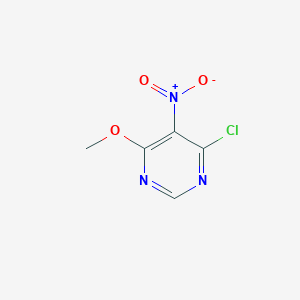 molecular formula C5H4ClN3O3 B1580579 4-Chloro-6-methoxy-5-nitropyrimidine CAS No. 52854-14-5
