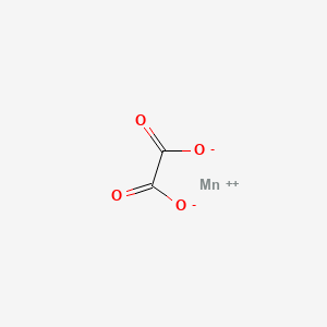 molecular formula C2H2O4.Mn<br>C2H2MnO4 B1580582 Manganese oxalate CAS No. 640-67-5