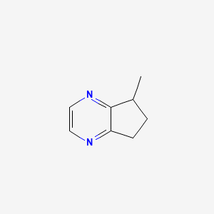 molecular formula C8H10N2 B1580595 5-Methyl-6,7-dihydro-5H-cyclopenta[b]pyrazine CAS No. 23747-48-0