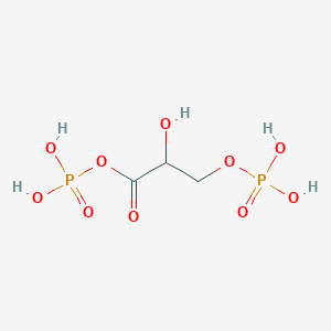 molecular formula C3H8O10P2 B158060 phosphono 2-hydroxy-3-phosphonooxypropanoate CAS No. 1981-49-3
