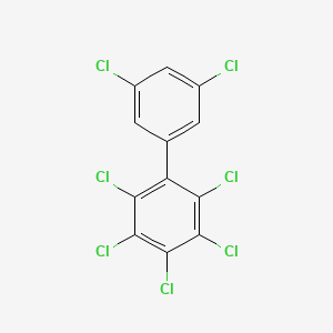 molecular formula C12H3Cl7 B1580604 2,3,3',4,5,5',6-Heptachlorobiphenyl CAS No. 74472-51-8