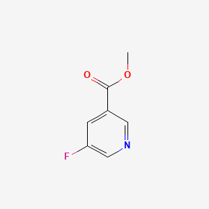 molecular formula C7H6FNO2 B1580609 甲基5-氟烟酸酯 CAS No. 455-70-9