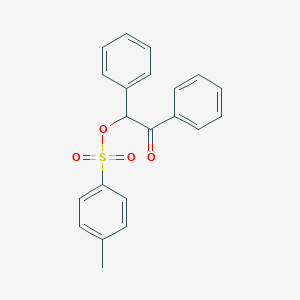 molecular formula C21H18O4S B158061 2-Phenyl-2-(p-toluenesulfonyloxy)acetophenone CAS No. 1678-43-9