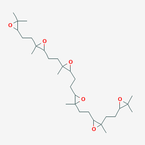 molecular formula C30H50O6 B158062 Hexaepoxysqualene CAS No. 10008-64-7