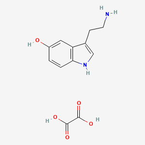 molecular formula C12H14N2O5 B1580628 5-羟色胺草酸盐 CAS No. 3036-16-6