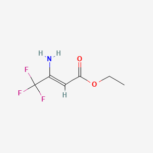 molecular formula C6H8F3NO2 B1580629 Ethyl 3-amino-4,4,4-trifluorocrotonate CAS No. 372-29-2