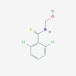 molecular formula C8H7Cl2NOS B158063 Benzamide, 2,6-dichloro-N-(hydroxymethyl)thio- CAS No. 1953-89-5
