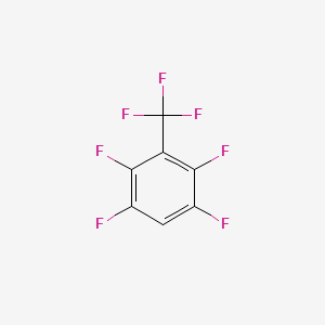 molecular formula C7HF7 B1580632 2,3,5,6-Tetrafluorobenzotrifluoride CAS No. 651-80-9