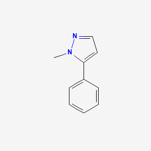 molecular formula C10H10N2 B1580641 1-甲基-5-苯基吡唑 CAS No. 3463-27-2