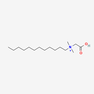 molecular formula C16H34NO2+ B1580653 Carboxymethyl-dodecyl-dimethylazanium CAS No. 66455-29-6
