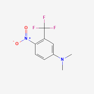 molecular formula C9H9F3N2O2 B1580672 3-Trifluoromethyl-N,N-dimethyl-4-nitroaniline CAS No. 41512-62-3