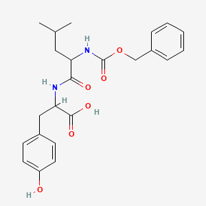 molecular formula C23H28N2O6 B1580682 N-[(Benzyloxy)carbonyl]leucyltyrosine CAS No. 40908-35-8