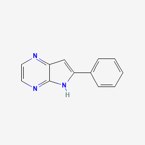 molecular formula C12H9N3 B1580687 6-苯基-5H-吡咯并[2,3-b]吡嗪 CAS No. 78605-10-4