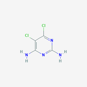 molecular formula C4H4Cl2N4 B1580688 5,6-二氯嘧啶-2,4-二胺 CAS No. 89033-89-6