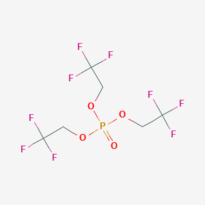 molecular formula C6H6F9O4P B1580694 三(2,2,2-三氟乙基)磷酸酯 CAS No. 358-63-4