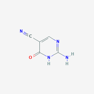 molecular formula C5H4N4O B1580698 2-Amino-4-oxo-1,4-dihydropyrimidine-5-carbonitrile CAS No. 27058-50-0