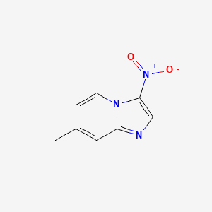 molecular formula C8H7N3O2 B1580709 7-甲基-3-硝基咪唑并[1,2-a]吡啶 CAS No. 34165-07-6