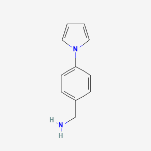 molecular formula C11H12N2 B1580717 4-(1H-Pyrrol-1-YL)benzylamine CAS No. 465514-27-6