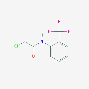 molecular formula C9H7ClF3NO B1580719 2-chloro-N-[2-(trifluoromethyl)phenyl]acetamide CAS No. 3792-04-9