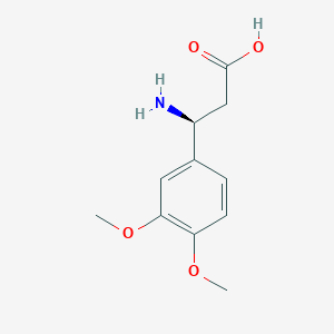 molecular formula C11H15NO4 B1580721 (s)-3-Amino-3-(3,4-dimethoxy-phenyl)-propionic acid CAS No. 696641-73-3