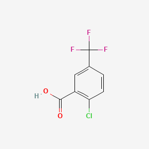 molecular formula C8H4ClF3O2 B1580723 2-Chloro-5-(trifluoromethyl)benzoic acid CAS No. 657-06-7