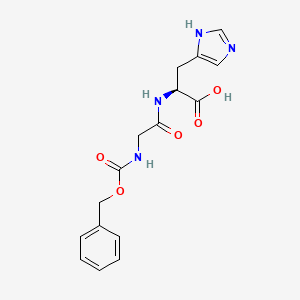 molecular formula C16H18N4O5 B1580729 Z-Gly-His-OH CAS No. 38972-84-8