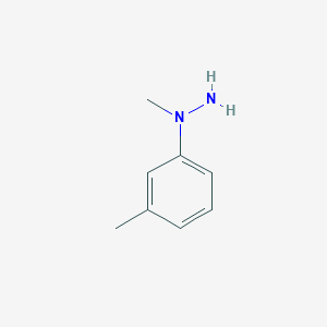 molecular formula C8H12N2 B1580743 1-Methyl-1-(m-tolyl)hydrazine CAS No. 72233-91-1