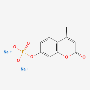 molecular formula C10H7Na2O6P B1580754 2H-1-Benzopyran-2-one, 4-methyl-7-(phosphonooxy)-, disodium salt CAS No. 22919-26-2