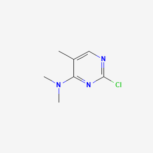 molecular formula C7H10ClN3 B1580755 2-氯-N,N,5-三甲基嘧啶-4-胺 CAS No. 34171-43-2