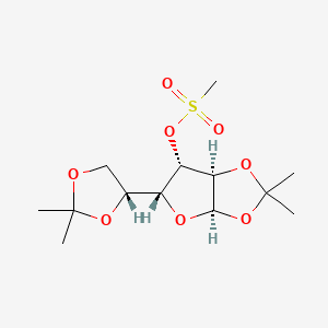 molecular formula C13H22O8S B1580759 1,2:5,6-二-O-异丙亚烷基-3-O-(甲磺酰基)-α-D-吡喃葡萄糖呋喃糖 CAS No. 5450-26-0
