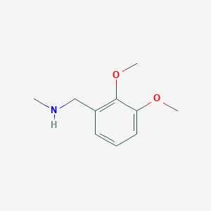 molecular formula C10H15NO2 B1580761 1-(2,3-dimethoxyphenyl)-N-methylmethanamine CAS No. 53663-28-8