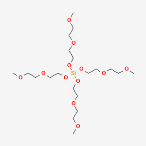molecular formula C20H44O12Si B1580769 TETRAKIS(METHOXYETHOXYETHOXY)SILANE CAS No. 24685-89-0