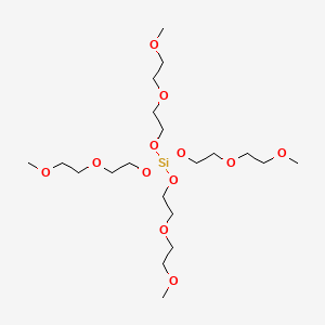 molecular formula C20H44O12Si B1580769 硅酸（H4SiO4），四[2-(2-甲氧基乙氧基)乙基]酯 CAS No. 24685-89-0