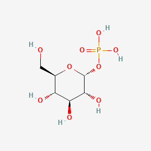 molecular formula C6H13O9P B1580777 α-D-葡萄糖-1-磷酸 CAS No. 59-56-3
