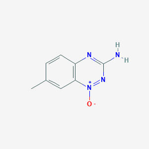 molecular formula C8H8N4O B1580778 3-Amino-7-methyl-1,2,4-benzotriazine-1-oxide CAS No. 27281-74-9