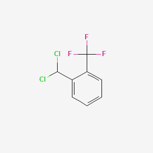 molecular formula C8H5Cl2F3 B1580780 1-(Dichloromethyl)-2-(trifluoromethyl)benzene CAS No. 707-72-2