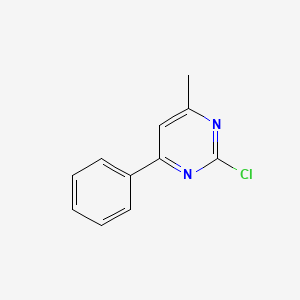 molecular formula C11H9ClN2 B1580781 2-Chloro-4-methyl-6-phenylpyrimidine CAS No. 32785-40-3