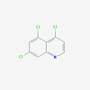 molecular formula C9H4Cl3N B1580783 4,5,7-三氯喹啉 CAS No. 23834-01-7