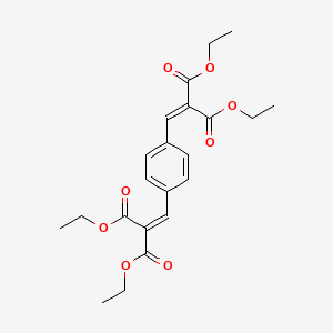 molecular formula C22H26O8 B1580789 Tetraethyl 2,2'-(1,4-phenylenedimethylidyne)bismalonate CAS No. 6337-43-5