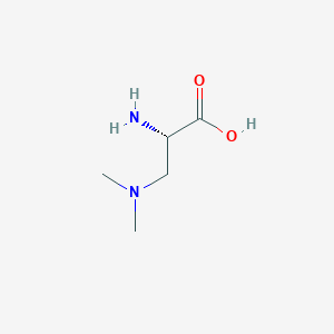 molecular formula C5H12N2O2 B158079 3-(Dimethylamino)-l-alanine CAS No. 10138-99-5