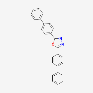molecular formula C26H18N2O B1580792 2,5-Bis(4-biphenylyl)-1,3,4-oxadiazole CAS No. 2043-06-3