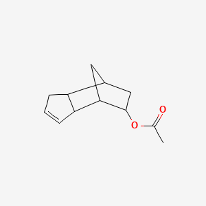 molecular formula C12H16O2 B1580797 4,7-Methano-1H-inden-5-ol, 3a,4,5,6,7,7a-hexahydro-, acetate CAS No. 2500-83-6